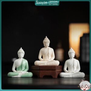 Tượng Phật Thích Ca Mâu Ni Ngồi Thiền - Decor Phong Thủy An Yên