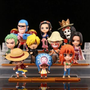 Set 10 Mô Hình Nhân Vật Băng Mũ Rơm - Mô Hình One Piece