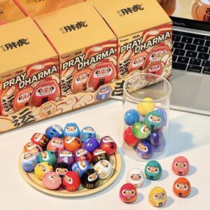 [1 Hộp 4 Bé Nhỏ] Mô Hình Blindbox Pray Dharma Hổ Béo Mini Cầu Phúc May Mắn