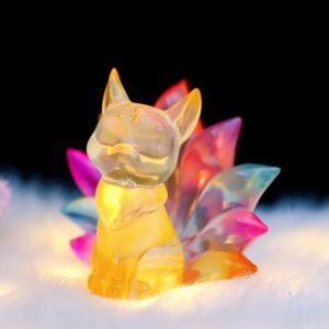 Mô Hình Blind Box Cửu Vĩ Hồ Cáo 9 Đuôi Làm Quà Tặng, Trang Trí