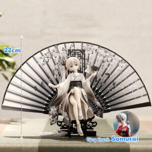 Mô hình Kasugano Sora Kimono 26cm Kèm Quạt và Thanh K.iếm Samurai, Mô Hình Anime Nữ Gợi Cảm Đáng Yêu