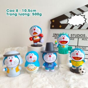 Mô Hình Mèo Doraemon Đa Quốc Gia, Nghề Nghiệp Làm Quà Tặng, Đồ Trang Trí