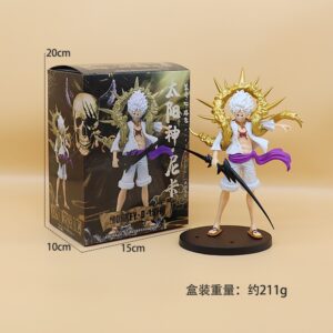 Mô Hình Luffy Gear 5 Thần Mặt Trời Nika Cầm Tia Sét Đen Siêu Ngầu - Mô Hình One Piece Chất