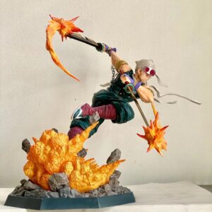 Mô Hình Âm Trụ Uzui Tengen GK Cao 35cm Siêu Nét có LED - Mô Hình Demon Slayer