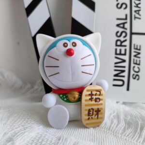 Mô Hình Doraemon Thần Tài May Mắn, Dễ Thương Làm Quà Tặng, Đồ Trang Trí