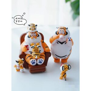 Blind Box Mô Hình Hổ Béo và Tiểu Hổ Cute