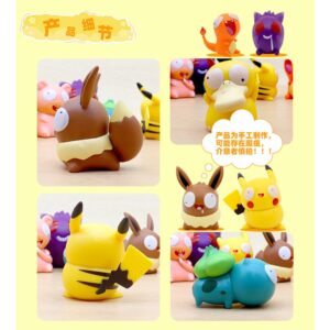Set 8 Mô Hình Pokemon Ngáo Đáng Yêu - Mô Hình Decor Trang Trí, Làm Quà Tặng