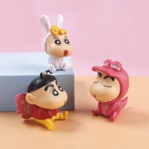 Set 6 Mô Hình Cậu Bé Bút Chì Shin Chan Cosplay Cute - Trang Trí Tiểu Cảnh, Làm Quà Tặng