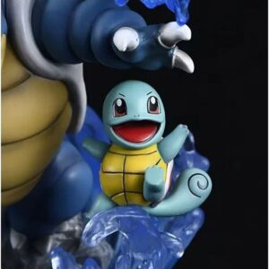 [ĐẾ LED] Mô Hình Rùa Jenny Tiến Hóa Các Cấp Cao 25cm Fullbox | Mô Hình Pokemon