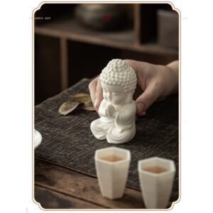 Tượng Phật Như Lai Size Nhỏ Gốm Sứ - Decor Phong Thủy An Yên