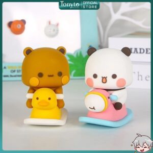 Mô Hình Gấu Trú Dudu và Bubu Trang Trí Bàn Làm Việc, Taplo, Quà Tặng