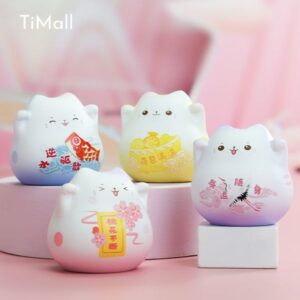 Mèo Thần Tài Mini May Mắn, Dễ Thương, Dùng Để Trang Trí Tiểu Cảnh