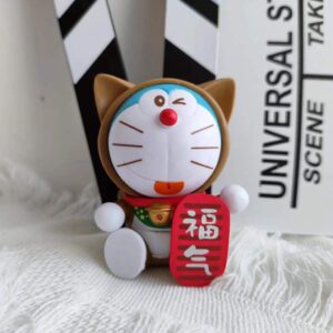 Mô Hình Doraemon Thần Tài May Mắn, Dễ Thương Làm Quà Tặng, Đồ Trang Trí
