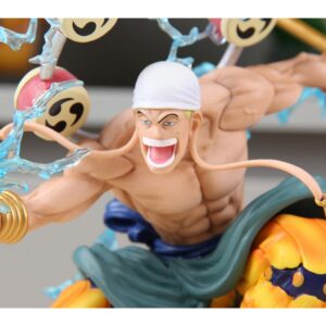 Mô Hình One Piece Chúa Trời Enel Tư Thế Ngồi Có 3 Đầu Thay Thế