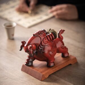 Tượng Trâu Gốm Sứ Mang Lại May Mắn, Tài Lộc