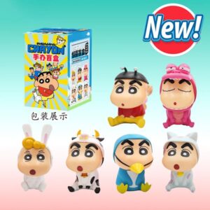 Set 6 Mô Hình Cậu Bé Bút Chì Shin Chan Cosplay Cute - Trang Trí Tiểu Cảnh, Làm Quà Tặng