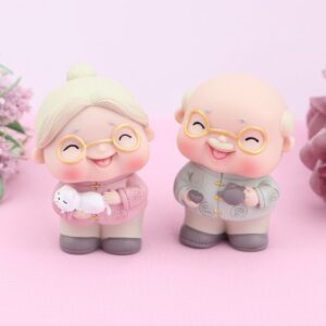 Mô Hình Ông Bà Lão Siêu Dễ Thương, Hàng Đẹp Loại 1 | Dùng Trang Trí Tiểu Cảnh, Quà Tặng, Trang Trí Bàn Làm Việc