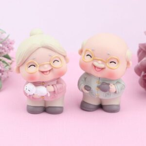 Mô Hình Ông Bà Lão Siêu Dễ Thương, Hàng Đẹp Loại 1 | Dùng Trang Trí Tiểu Cảnh, Quà Tặng, Trang Trí Bàn Làm Việc