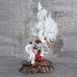 Mô Hình Luffy Gear 5 Siêu Ngầu Trạng Thái Chiến Đấu Cầm Tia Sét Cao 16cm - Mô Hình One Piece FullBox