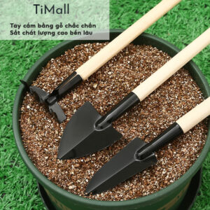 Bộ Dùng Cụ Làm Vườn Mini Tiện Lợi Gồm 3 Món
