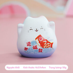 Mèo Thần Tài Mini May Mắn, Dễ Thương, Dùng Để Trang Trí Tiểu Cảnh