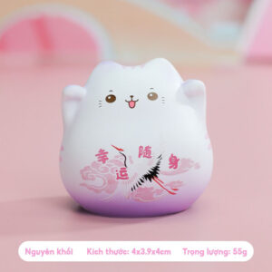 Mèo Thần Tài Mini May Mắn, Dễ Thương, Dùng Để Trang Trí Tiểu Cảnh
