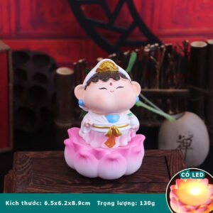 Tượng Phật Chibi Đáng Yêu Mang Lại May Mắn, An Lành Dùng Để Trang Trí