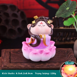 Tượng Phật Chibi Đáng Yêu Mang Lại May Mắn, An Lành Dùng Để Trang Trí