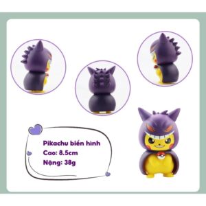 Mô Hình Pikachu Cosplay Nhân Vật Trong Pokemon Siêu Đáng Yêu