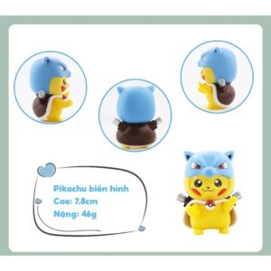 Mô Hình Pikachu Cosplay Nhân Vật Trong Pokemon Siêu Đáng Yêu