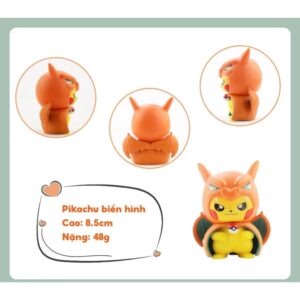 Mô Hình Pikachu Cosplay Nhân Vật Trong Pokemon Siêu Đáng Yêu