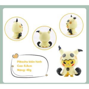 Mô Hình Pikachu Cosplay Nhân Vật Trong Pokemon Siêu Đáng Yêu
