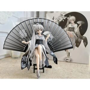 Mô hình Kasugano Sora Kimono 26cm Kèm Quạt và Thanh K.iếm Samurai, Mô Hình Anime Nữ Gợi Cảm Đáng Yêu