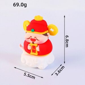 Mô Hình Tượng Thần Tài, Phật Tổ, Quan Âm, Nguyệt Lão Và Đồ Cúng Để Bàn Làm Việc, Taplo Xe Hơi