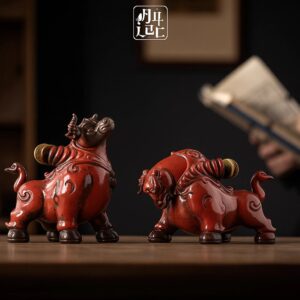 Tượng Trâu Gốm Sứ Mang Lại May Mắn, Tài Lộc